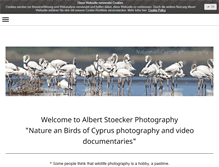 Tablet Screenshot of nature-of-cyprus-photography.com